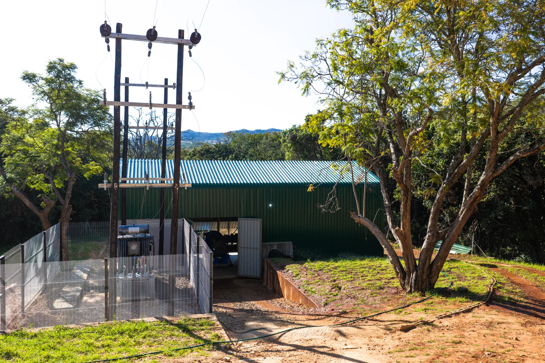 The Claremont powerhouse and 11 kV switchyard